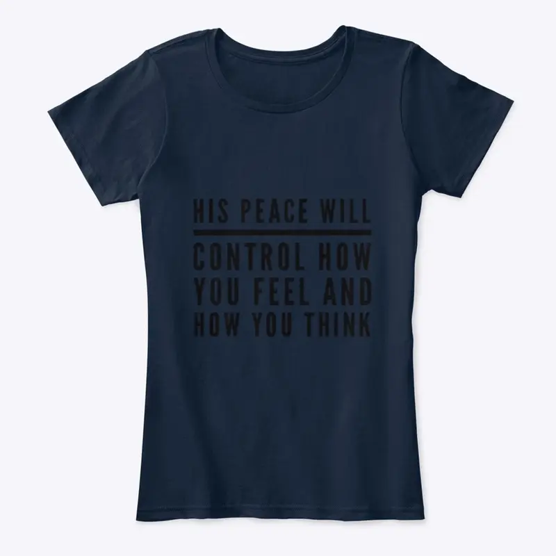 His peace will control how you feel